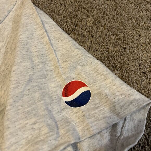 Vintage 90s Pepsi Cola Promo Single Stitch Logo T Shirt Size XL Gray New - Picture 4 of 7